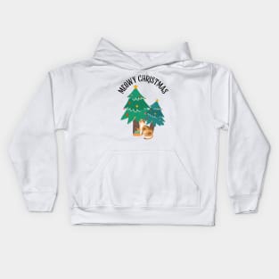 Meowy Christmas Kids Hoodie